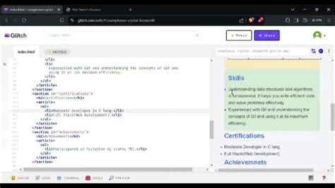 Resume Making Using HTML/CSS and JavaScript 的图像结果