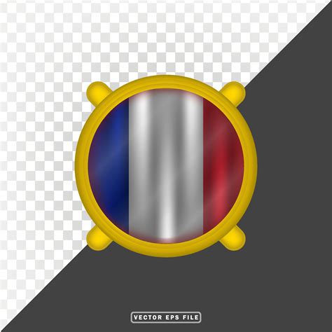France Country Flag 3d