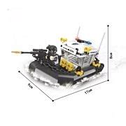 Buy Police Swat Military Patrol Boat Toy 168pc Online at Lowest Price ...