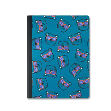 Pen+Gear Wide Ruled Composition Book, 7.5" x 9.75", Blue Bear, 100 ...