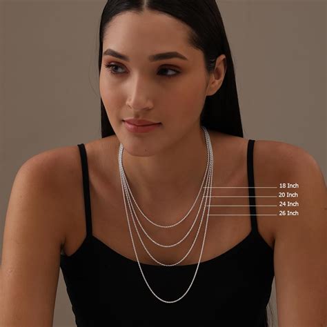 Silver Chain Necklaces for Women & Girls Online | Truesilver