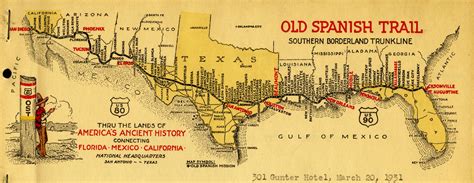 Migration routes - Old Spanish Trail | American road trip, Map, Trip