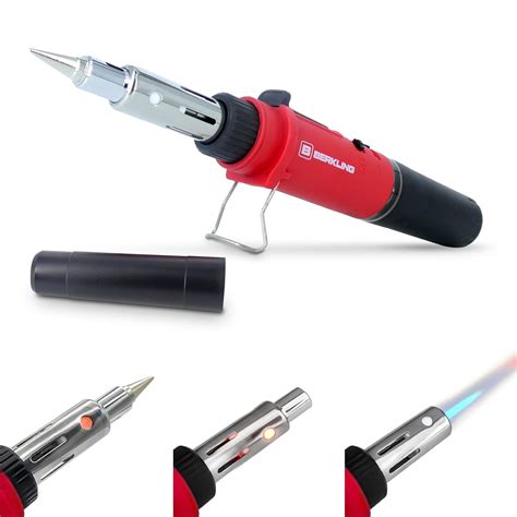 Berkling BSG-568 3-IN-1 Cordless Butane Gas Soldering Iron, Heat Gun ...