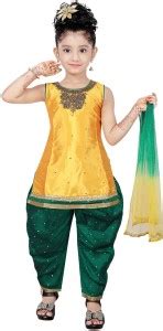 AM Creation Girls Festive & Party, Wedding Kurti, Patiala and Dupatta ...