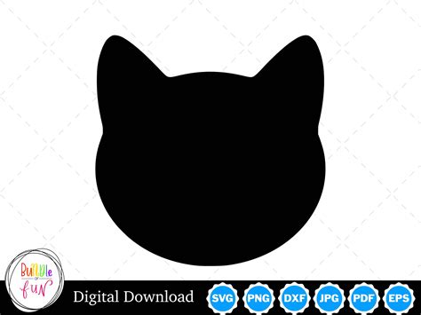 Cat Face Silhouette