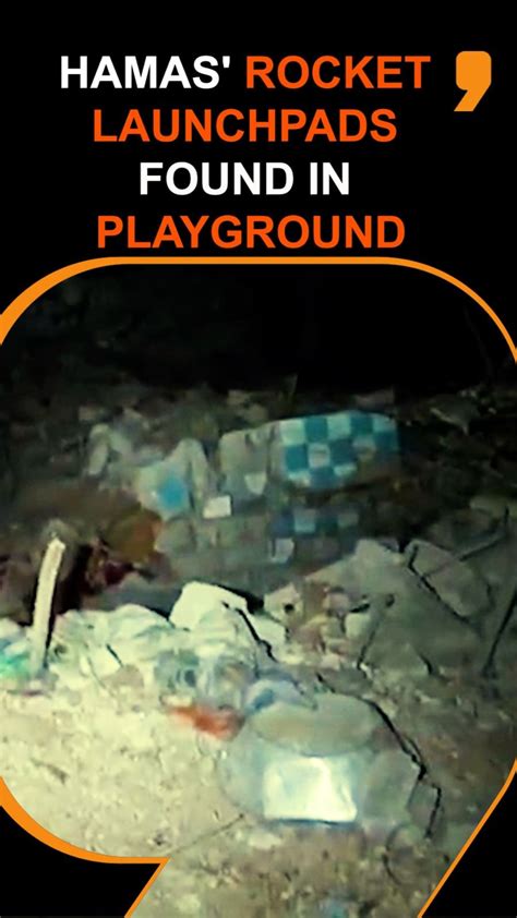 Hamas hides rocket launchpads in children’s playgrounds | VIDEO | News ...