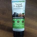 Mamaearth Charcoal Face Scrub for Oily and Normal skin, with Charcoal ...
