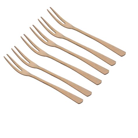 Stainless Steel Fruit Fork - Pack of 6