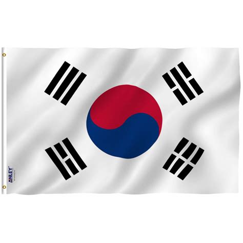 Anley Fly Breeze 3x5 Foot South Korea Flag Vivid Color | Desertcart INDIA