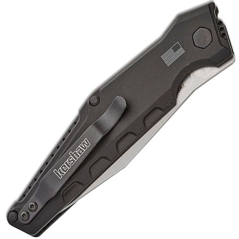 Kershaw Launch 7 Auto Carbon Fiber/Black Aluminum Handles Black Blade 7900CF | American Edge Knives