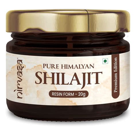 Buy Nirvasa Pure Shilajit Resin with Swarn Bhang & Rajat Bhasma | For ...
