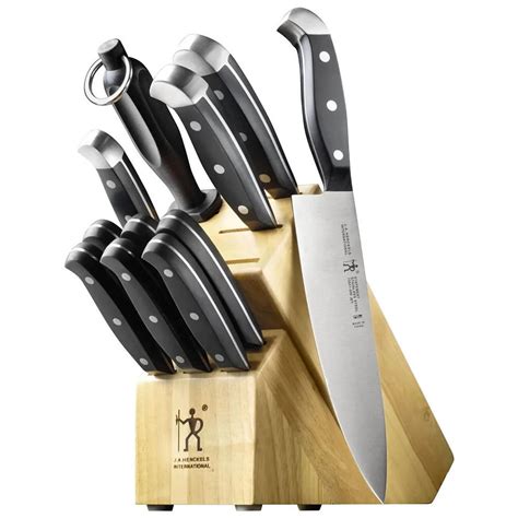 Henckels Paring Knife Statement 12 Piece Knife Set with Hardwood Block