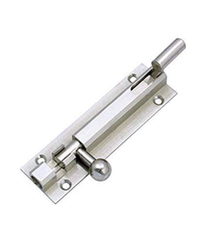 Homeproducts4U L-Shape Tower Bolt Brass-SS Finish 8-INCH (12 Pieces ...