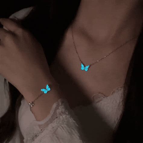 Glow Butterfly Jewelry Set – HeyBliss