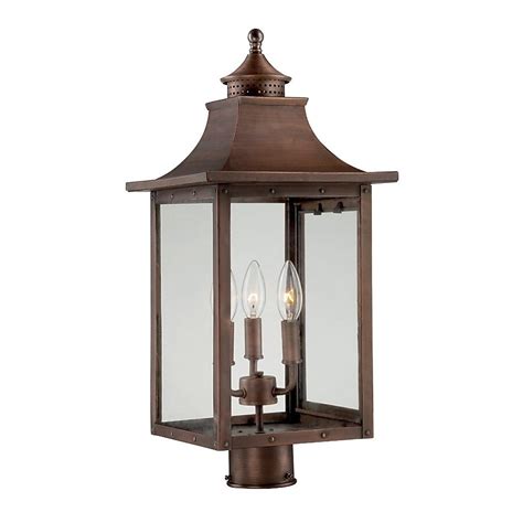 Acclaim Lighting St. Charles 17.5-in Copper Patina Traditional Outdoor ...