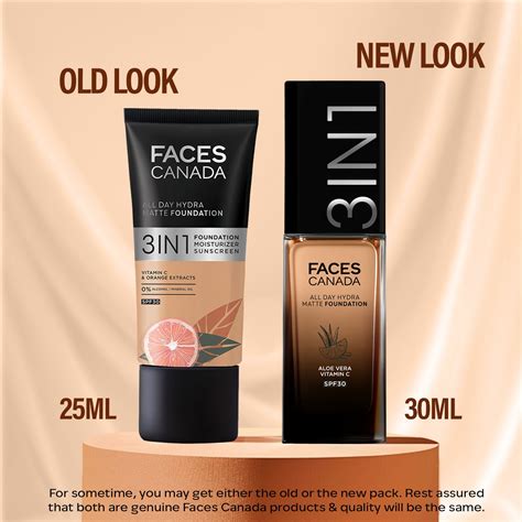 Matte Foundation | Faces Canada 3-in-1 Matte Foundation