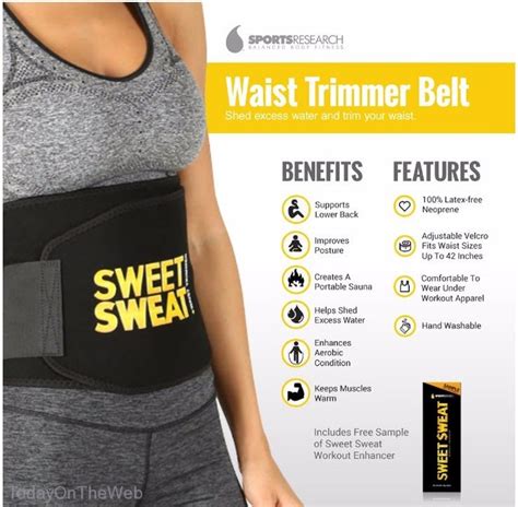 Sweet Sweat Review - Waist Trimmer Workout Belt | Sweet sweat waist trimmer, Waist trimmer belt ...