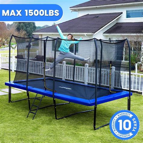 Zupapa 1500LBS Capacity 9X15FT Outdoor Trampoline, Gymnastics for Kids ...