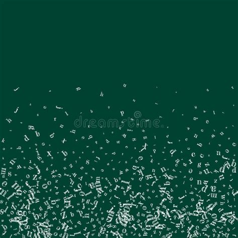 Trendy English Alphabet White Latin Letters Stock Illustrations - 920 ...