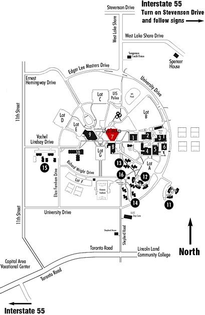 Depository Information and University Map