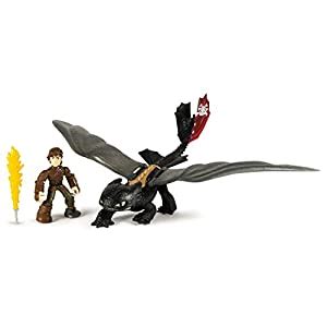 DreamWorks Dragons, Dragon Riders,Hiccup & Toothless Figures : Amazon ...