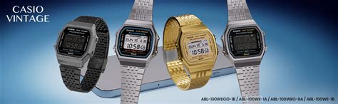 Casio Vintage ABL-100WE-1ADF Bluetooth Digital Black Dial Unisex (D365 ...
