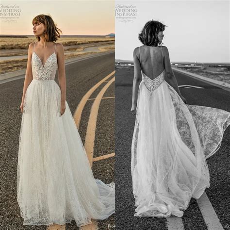 Strapless Lace Beach Wedding Dress: Premium Bohemian Gown, Plus Sizes Available! Shop Now! from ...