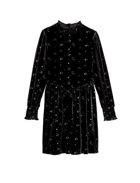 Buy Velvet Glitter Star Dress (6-16 Yrs) at Marks & Spencer