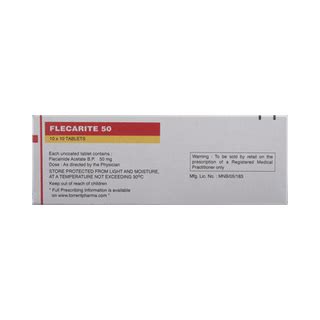 Flecarite 50 MG | Order Flecarite 50 MG Tablet Online at Truemeds