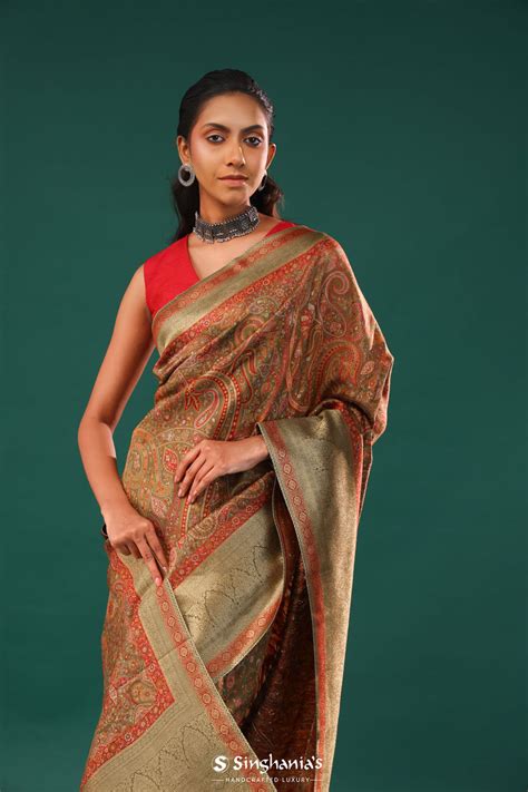 Best Kashmiri Kani Sarees Online | Singhania's