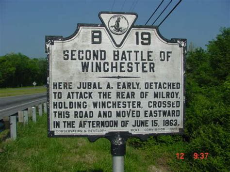 B-19 Second Battle of Winchester – Audio guide by Virginia's Historical ...