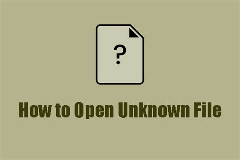 How to Open Unknown File 的图像结果