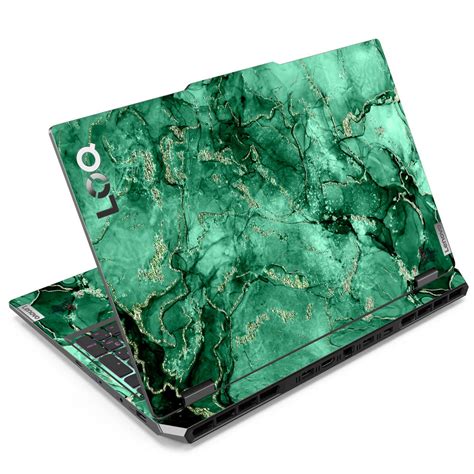 Shop Gemstone Malachite Art Laptop Skin for Lenovo LOQ | Buy Online Now ...