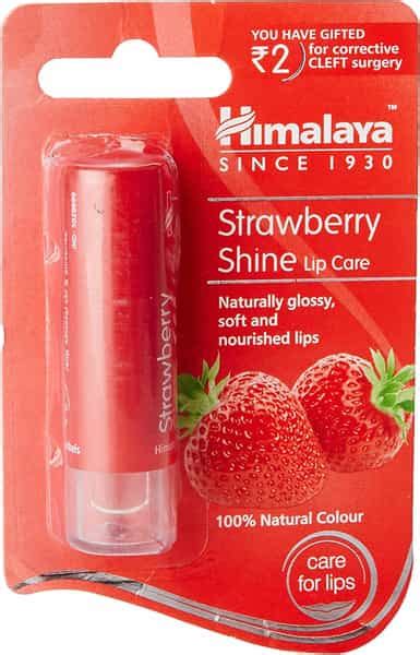 Buy HIMALAYA STRAWBERRY SHINE LIP CARE 4.5G Online & Get Upto 60% OFF ...
