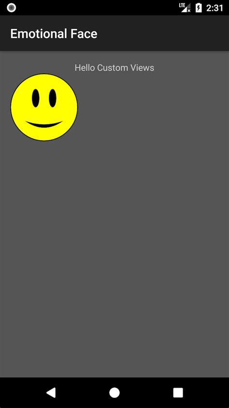 Android Custom View Tutorial 的图像结果