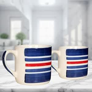 Buy RAJ ROYAL Ceramic Mugs 250ml - Coffee/Tea Mugs - Microwave ...
