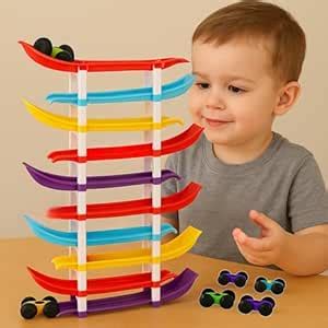 Buy Toy Imagine™ 10-Level Racer Ramp Track Toy for Kids | 10 Colorful ...