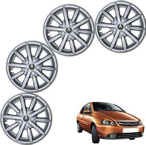 PEEPS STORE wc dice silver 83 Wheel Cover For Tata Indigo CS Price in ...
