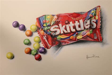 Drawing Time Lapse: Skittles - YouTube | Sweet drawings, Confectionary ...