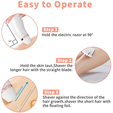 Buy பெண்களுக்கான எலக்ட்ரிக் ரேஸர், 1 இல் 3 ரிச்சார்ஜபிள் வலியற்ற லேடி ...