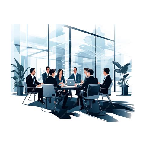 Business Meeting Vector 的图像结果