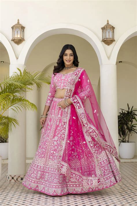 Ritu Zari Embroidered Lehenga – Kalyanja
