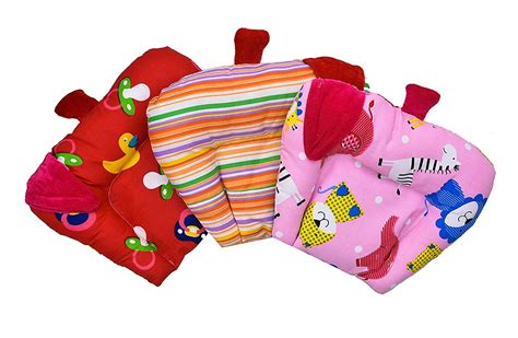 ABM UNLIMITED New Born Baby Soft Cotton Fabric Musterd Seeds Rai Pillow ...