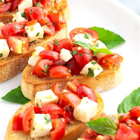 Tomato Mozzarella Bruschetta