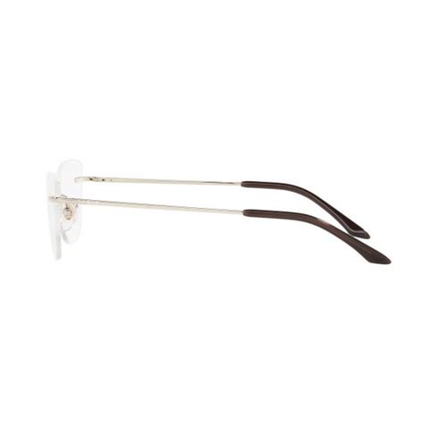 Vogue SIlver Rimless Eyeglasses For Womens VO4202I84853 53-17-140 ...
