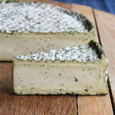 Double Cream Brie with Garlic and Herbs - The Cheese Shop Pte. Ltd.