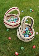 Image result for Easter Bunny Basket Crochet Pattern