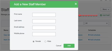 Adding staff and managing login credentials (New Mindbody Experience)