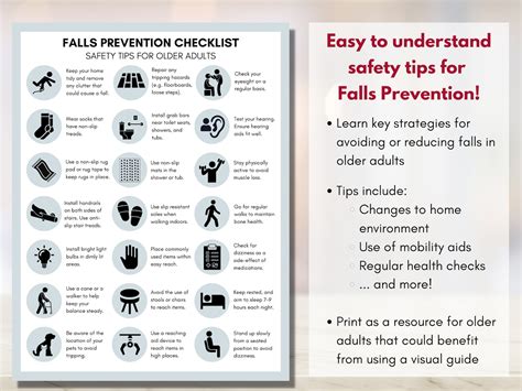 Image result for Printable Fall Prevention Checklist