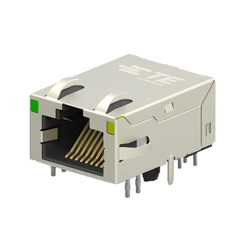 RJ45 Jacks with Integrated Magnetics - TE AMP | DigiKey